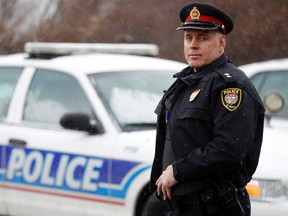 Ottawa Police Inspector Mike Maloney is photographed at the Greenbank detachment.
He's sharing his family's secret about domestic violence so that others will get the help they need.
Darren Brown/Ottawa Sun/QMI Agency