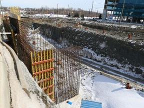Part of the Metrolinx "The Big Move," work has started on a transit project  along Eglinton Ave. in Mississauga. (DAVE ABEL, Toronto Sun)
