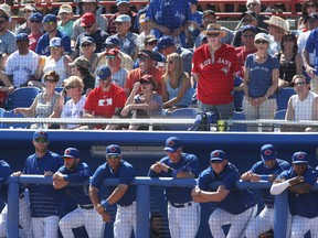 The Blue Jays still have questions marks about their roster halfway through spring training. (Veronica Henri/Toronto Sun)