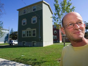 Developer Arnon Kaplansky says his buildings on Audrey Ave. would have looked a lot better if the city let him do what he wanted. (File photo)