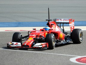 The Ferrari team is not too happy about an imposed fuel limit with the F-1 season starting this weekend. (REUTERS)