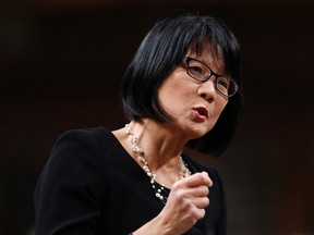 New Democratic Party Member of Parliament Olivia Chow speaks during Question Period in the House of Commons on Parliament Hill.

REUTERS/Chris Wattie