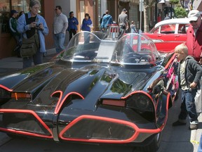 The Batmobile from the iconic 1960s TV show, Batman, was a popular attraction at the 2013 RetroFest.