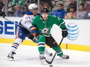 Stars centre Rich Peverley is out for the rest of the NHL season. (Jerome Miron/USA TODAY Sports)