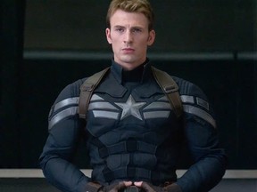 Chris Evans in Captain America: Winter Soldier (Handout)