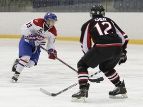 Brett Seney and the Kingston Voyageurs open a second-round playoff series against the Trenton Golden Hawks on Thursday. Game time is 7 p.m. at the Invista Centre. (Whig-Standard file photo)