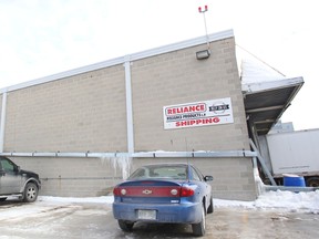 An overnight fire at Reliance Products sent one person to hospital Wednesday, March 12, 2014.  (Chris Procaylo/Winnipeg Sun)