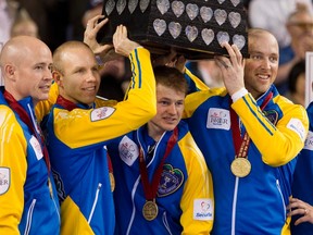 Kevin Koe's third, Pat Simmons, lives in Saskatchewan while B.C. skip John Morris is a firefighter in Chestermere, just east of Calgary. (Reuters)