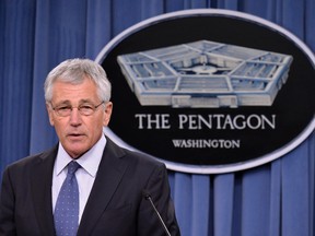 U.S. Secretary of Defense Chuck Hagel at the Pentagon, Arlington, Virginia, February 24, 2014. REUTERS/Mike