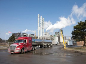 The Ingredion Canada plant, formerly known as Casco, in south London, transforms corn into industrial corn starch used as glues for cardboard-making; liquid corn sugar used in soft drinks, fruit drinks, baking products, ketchup and candy; corn gluten meal for high-protein animal feed and corn germ later refined into corn oil. (CRAIG GLOVER, The London Free Press)