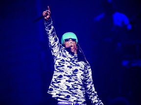 American rapper Lil' Wayne performing in concert at the Ziggo Dome in Amsterdam, Netherlands on October 21, 2013. (WENN.com)