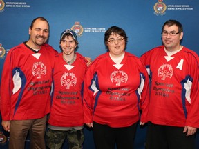 From left: Adam Santini, Andrew Chaddler, Kim Critchley and Eric Clement. Jessie Archambault/Ottawa Sun.