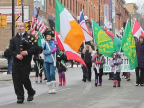 The Kingston Irish Folk Club, which got a headstart on St. Patrick's Day with its annual parade last weekend, is hosting a series of music workshops Saturday. (Julia McKay/The Whig-Standard)