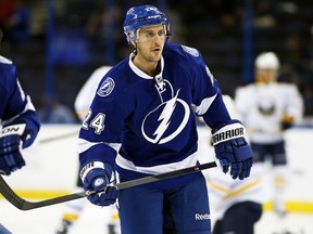 Tampa Bay Lightning forward Ryan Callahan never imagined he would be leaving the New York Rangers before he was traded at the deadline. (MIKE CARLSON/Getty Images/AFP)