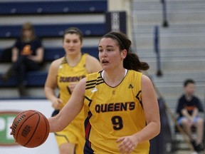 Gemma Bullard of the Queen's Golden Gaels is the winner of the Tracy MacLeod Award, presented to the Canadian university women's basketball player who exemplifies determination and perseverance. (Queen's University Athletics)