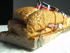 Quiznos sub. (QMI Agency file photo)