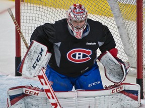 Goalie Carey Price will make his first start since the Olympics tonight against the Ottawa Senators. (MARTIN CHEVALIER/QMI Agency)