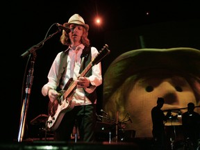 Beck performs at the Ricoh coliseum while a puppet of the rocker does a performance of its own on the big-screen behind him. (QMI Agency file photos)