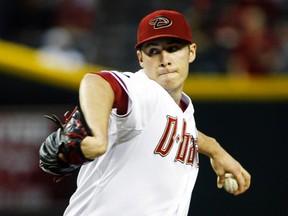 Arizona Diamondbacks starting pitcher Patrick Corbin has a damaged ligament that will be evaluated to determine if he needs Tommy John surgery. (Reuters)