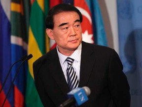 Chinese Vice Foreign Minister Li Baodong. (REUTERS/Allison Joyce, file)