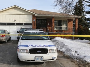 Three were found without vital signs in this Brampton home. All three have since been declared dead, victims of suspected carbon monoxide poisoning. (DAVE THOMAS/Toronto Sun)