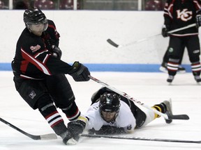 The Komoka Classics topped Tillsonburg in Game 1 of the WOAA Sr. AA South Division Final March 15 by a count of 9-4.
JEFF TRIBE/QMI Agency