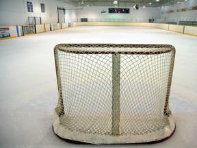 The ice at Bayfield Arena sits empty after the final day of skating March 16.