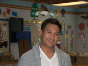 Chris Vasquez is the newest teacher at Pat Hardy primary school in Whitecourt. Bryan Passifiume photo