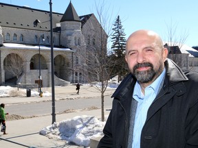 Laeeque Daneshmend, Queen's deputy provost, outside Richardson Hall on Tuesday. He was head of the advisory committee that came out with the Queen's University Master Plan. 
IAN MACALPINE/KINGSTON WHIG-STANDARD/QMI AGENCY