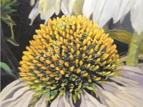 Cornflower by artist Elizabeth Kusinski is among the offerings at the annual Aeolian Spring Art Exhibition and sale opening Wednesday and continuing until May 11 at Aeolian Hall.