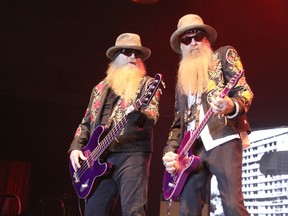 ZZ Top, seen in a file photo, played to a sold-out Jubilee Tuesday night. (QMI AGENCY/File)