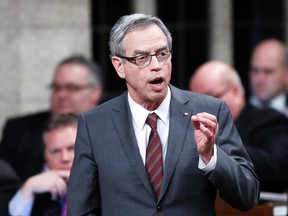 Joe Oliver speaks during Question Period in the House of Commons on Parliament Hill in Ottawa in this file photo from March 26, 2013.REUTERS/Chris Wattie/Files