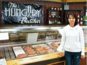 Agnes Hambalek, manager of the Hungary Butcher location at Ogilives Market on Hyde Park Rd. Photo by Marlene Cornelis.