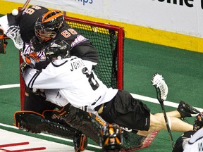 The Edmonton Rush have a chance to eclipse the Buffalo Bandits 10-0 perfect-record season Friday, and become the first Edmonton team to put together 11 consecutive wins. (Codie McLachlan, Edmonton Sun)
