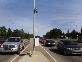 A speed on Green camera in Edmonton.