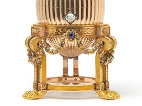 One of the missing Imperial Faberge Easter Eggs made for the Russian Royal family is seen in this handout photograph received via Wartski in London on March 20, 2014. (REUTERS/Prudence Cuming Associates/Wartski/Handout via Reuters)