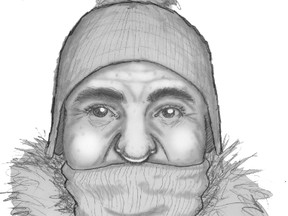 Police released this sketch of a suspect who allegedly tried to abduct an 11-year-old girl on Wednesday.