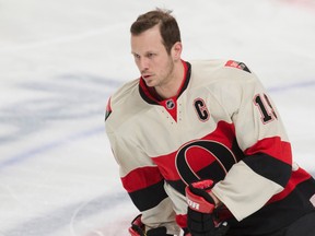 Jason Spezza took over as captain of the Senators last season following the departure of Daniel Alfredsson. QMI FILE