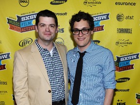 Directors Christopher Miller (L) and Phil Lord (Michael Buckner/Getty Images for SXSW/AFP)