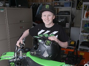 Kieran Doherty is a local dirt bike racer who just won a national U.S. championship and is now headed for the worlds in Las Vegas in May.
Michael Lea The Whig-Standard