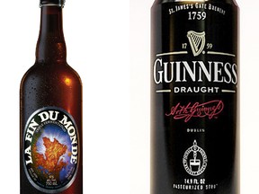 In Fraser Petrick's opinion Fin Du Monde, brewed in Quebec, is a much finer brew than Ireland's Guinness.
File photos