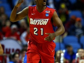 Whitby, Ont.'s Dyshawn Pierre scored 12 points as he led Dayton to an upset over Ohio State on Thursday. (Getty Images/AFP)