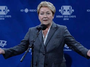 Parti Quebecois Leader Pauline Marois. (DIDIER DEBUSSCHERE/QMI Agency)