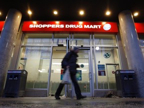 A Shoppers Drug Mart store is pictured in downtown Ottawa in this February 10, 2011 file photo.  REUTERS/Chris Wattie/Files
