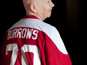 Pat Burrows, 70, isn't about to let her age or her current battle with cancer, slow her down, continuing to play hockey on a pair of teams.
Meghan Balogh/QMI Agency