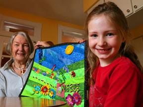 Rachel Gelinas with her grandmother Elfrieda Snow