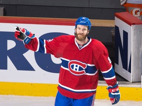 The Canadiens will be without Brandon Prust for the remainder of the regular season. (Ben Pelosse/QMI Agency/Files)