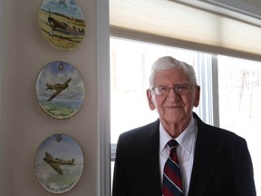 Gino Donato/The Sudbury Star
Lawrence Walker is one of the few living Royal Air Force (RAF) Spitfire pilots from the Second World War.