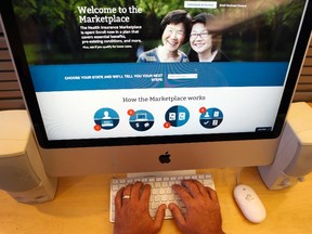 The Affordable Care Act (known in the U.S. as Obamacare) signup page on the HealthCare.gov website.
MIKE SEGAR/REUTERS FILES