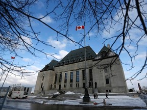 The Supreme Court building is pictured in Ottawa March 21, 2014. REUTERS/Chris Wattie